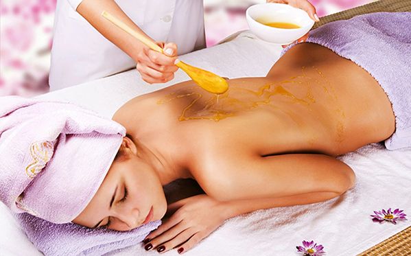 массаж медовый